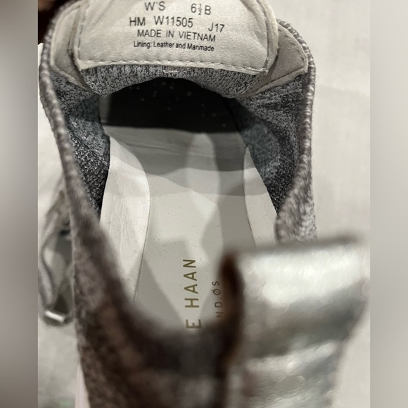 [6.5B]Cole Haan Charcoal Knit Oxford Shoes - Picture 7 of 7